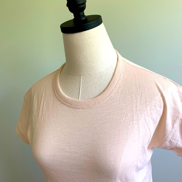 BNWT Madewell pink 100% cotton whisper tee - Picture 3 of 7